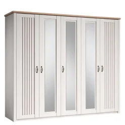 Landhaus Schlafzimmer Komplettset - Malvissa (fünfteilig)^Wohnen New