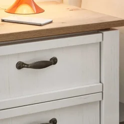 Landhaus Schlafzimmer Komplettset - Malvissa (fünfteilig)^Wohnen New