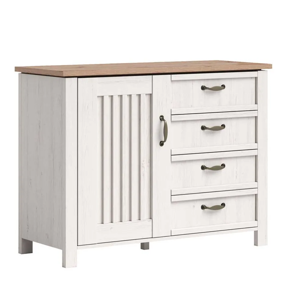 Landhaus Schlafzimmer Komplettset - Malvissa (fünfteilig)^Wohnen New