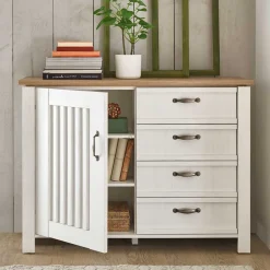 Landhaus Schlafzimmer Komplettset - Malvissa (fünfteilig)^Wohnen New