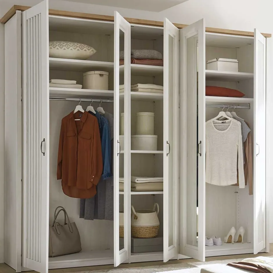 Landhaus Schlafzimmer Komplettset - Malvissa (fünfteilig)^Wohnen New