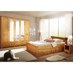 Landhaus Schlafzimmer mit Stauraumbett - Imressa (vierteilig)^Wohnen Hot