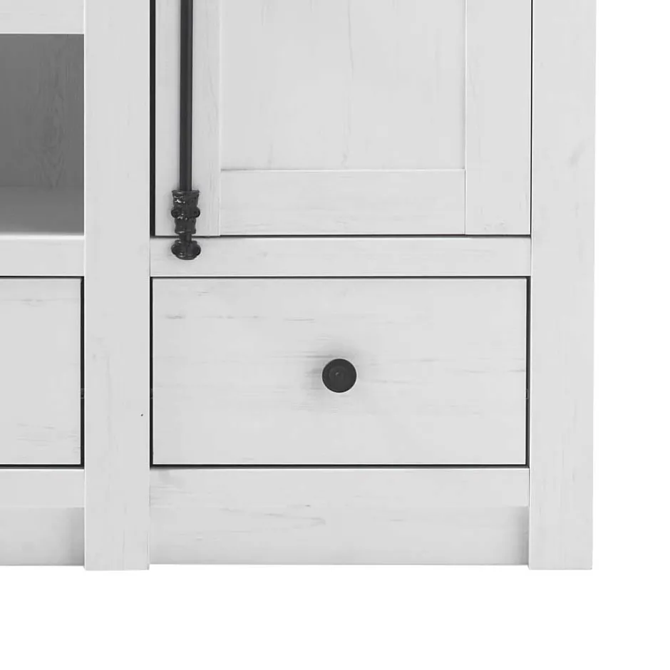 Landhaus Schrank in Weiß Touchwood - Chelles^Wohnen Sale