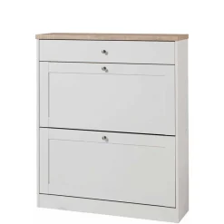 Wohnen Landhaus Schuhkommode mit zwei Klappen - Nudion