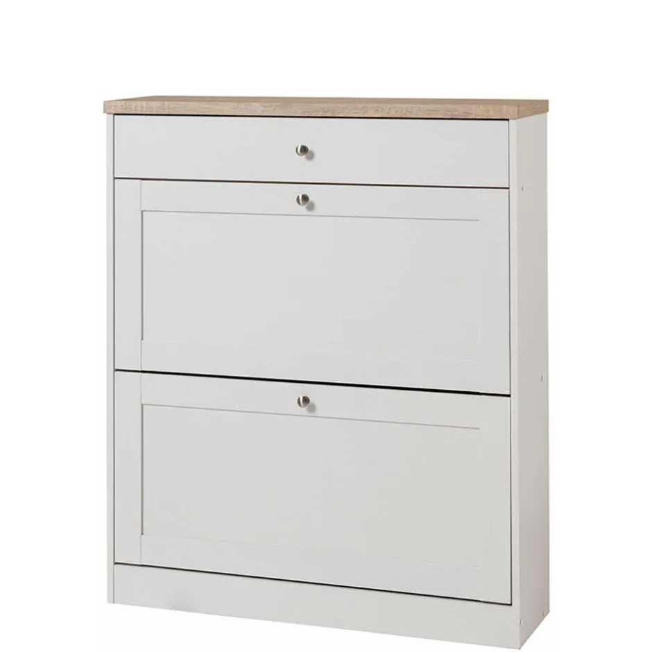 Wohnen Landhaus Schuhkommode mit zwei Klappen - Nudion