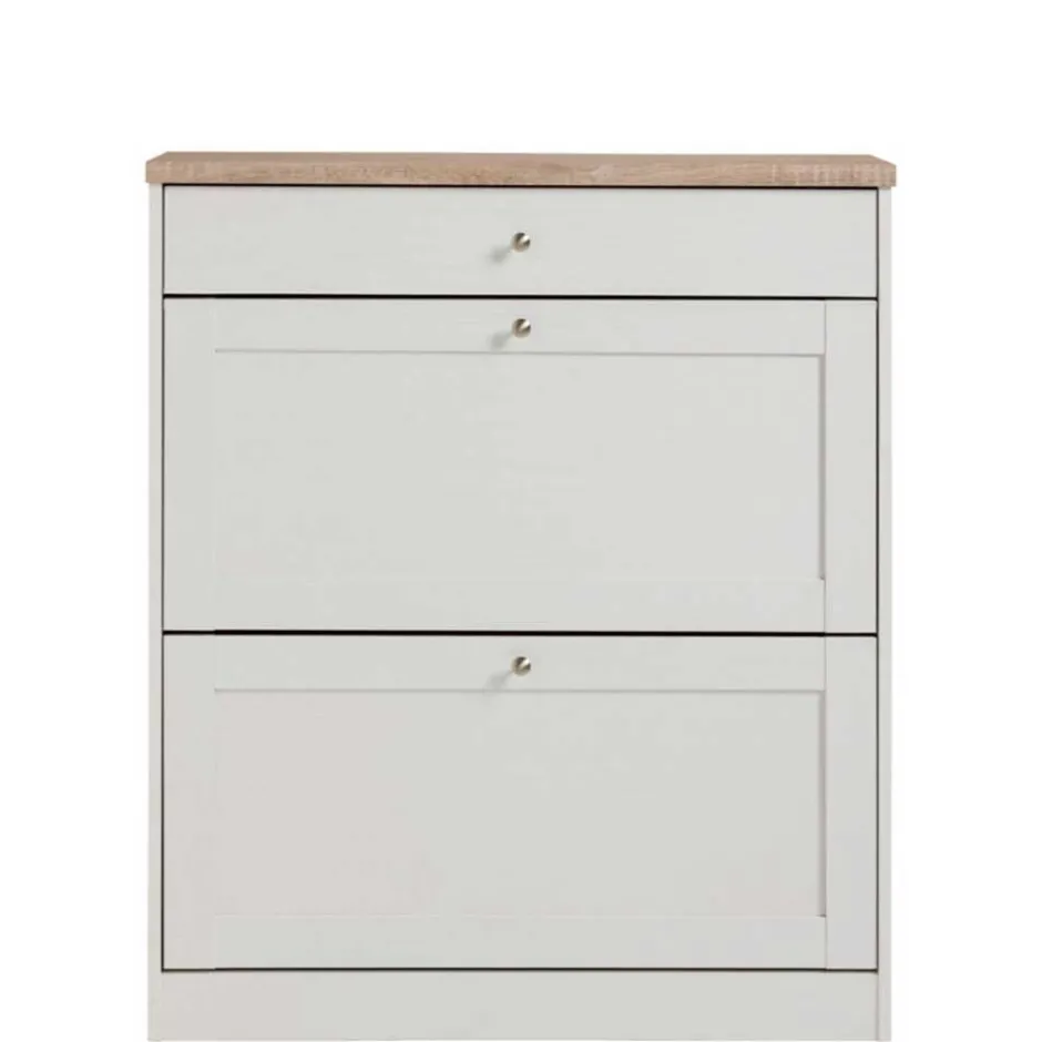 Wohnen Landhaus Schuhkommode mit zwei Klappen - Nudion