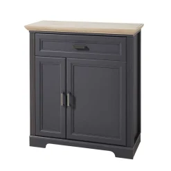 Landhaus Schuhschrank in Dunkelgrau - Thumbs^Wohnen Best