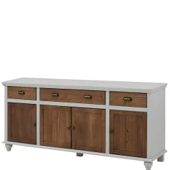 Landhaus Sideboard in Holz Braun - Veproma^Wohnen Discount