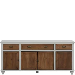 Landhaus Sideboard in Holz Braun - Veproma^Wohnen Discount