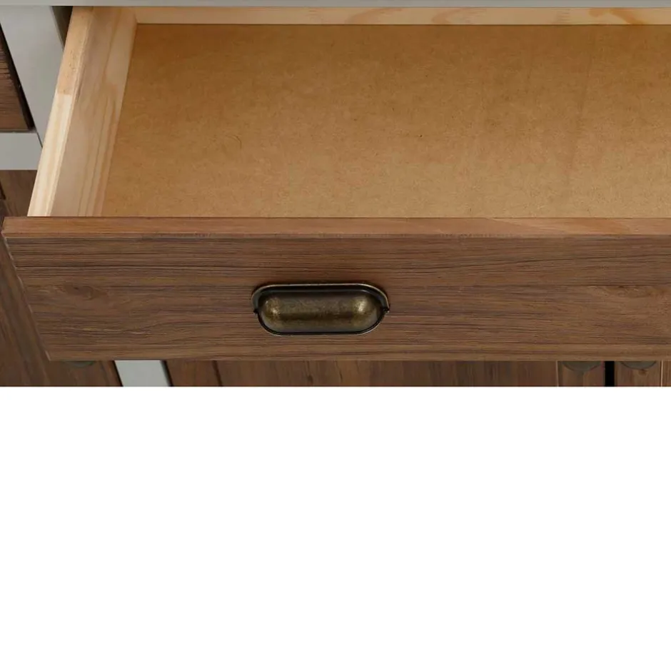 Landhaus Sideboard in Holz Braun - Veproma^Wohnen Discount
