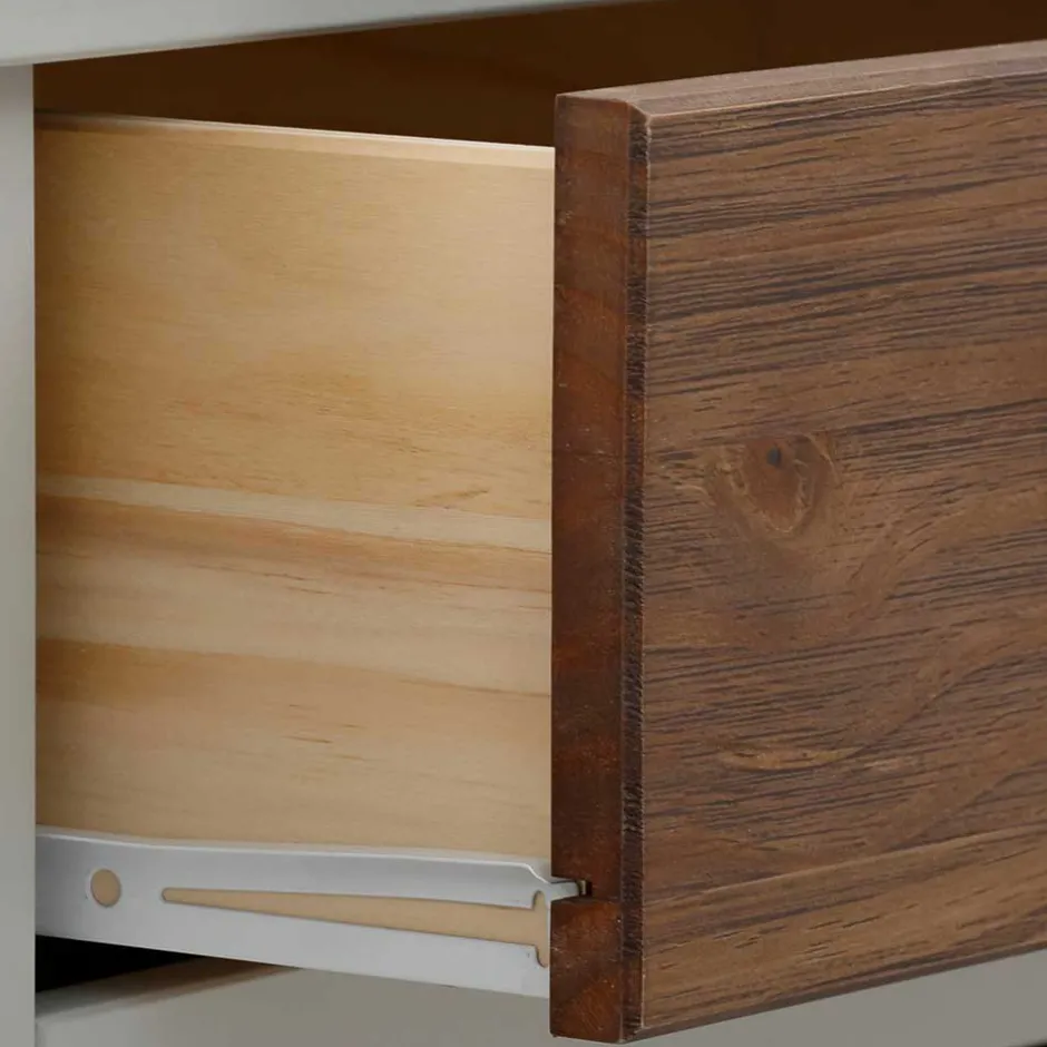 Landhaus Sideboard in Holz Braun - Veproma^Wohnen Discount