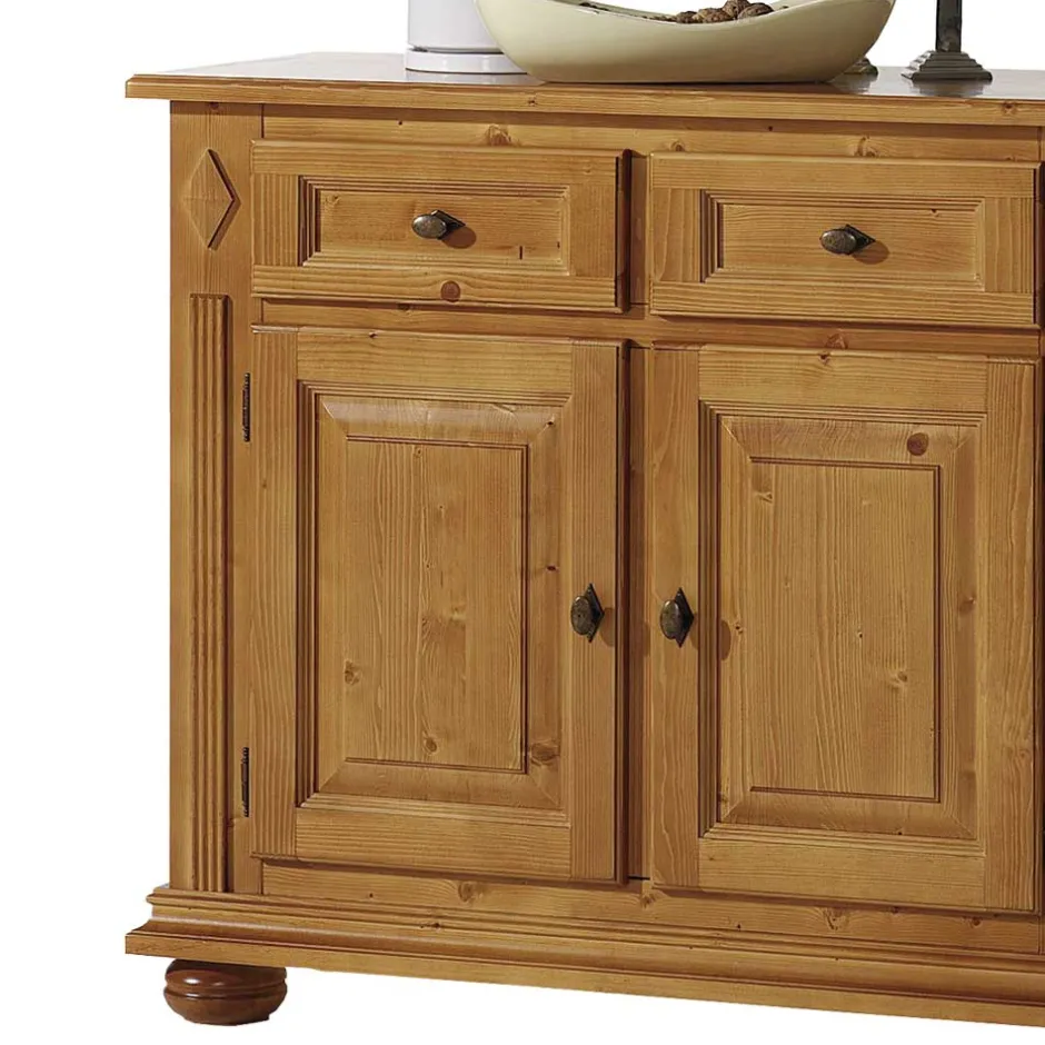 Wohnen Landhaus Sideboard Terezza aus Fichte Massivholz