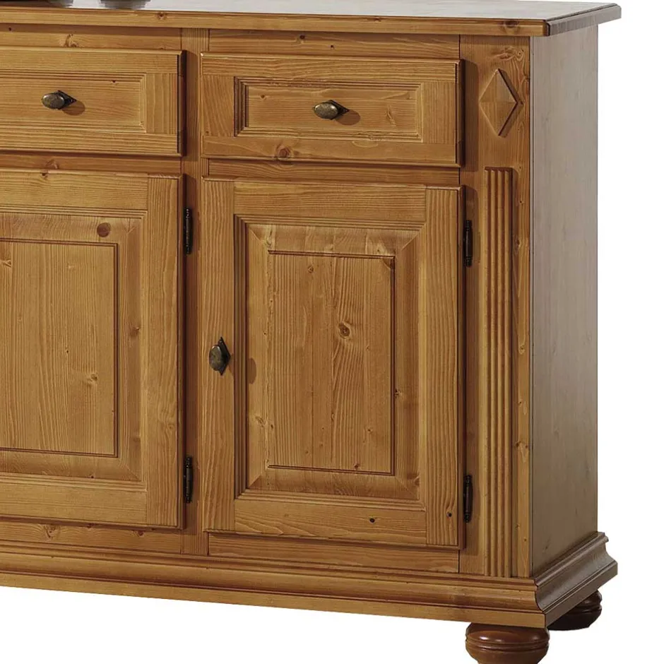 Wohnen Landhaus Sideboard Terezza aus Fichte Massivholz
