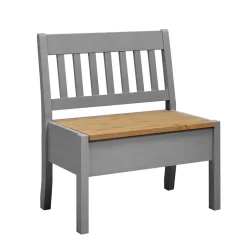 Wohnen Landhaus Sitzbank in Grau mit Natur - Ziamora