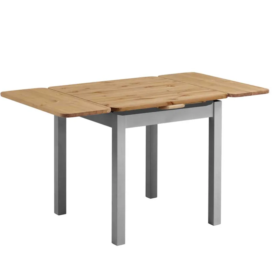 Wohnen Landhaus Sitzgruppe Seramya in Grau Kiefer (fünfteilig)