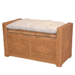 Wohnen Landhaus Sitztruhe aus Rattan - Momiji