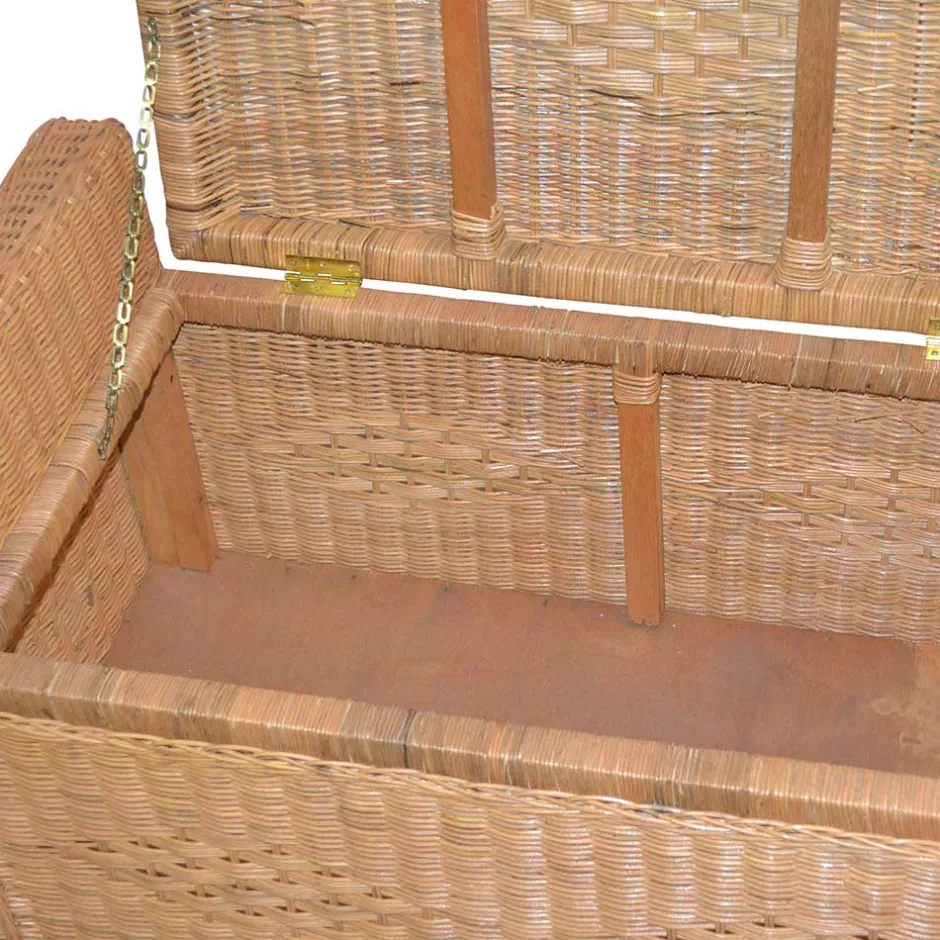 Wohnen Landhaus Sitztruhe aus Rattan - Momiji