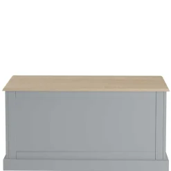 Wohnen Landhaus Truhe in Grau mit Eiche - Rino