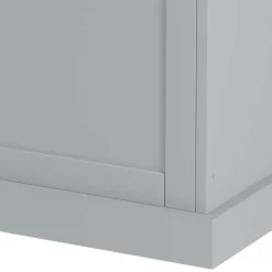 Wohnen Landhaus Truhe in Grau mit Eiche - Rino