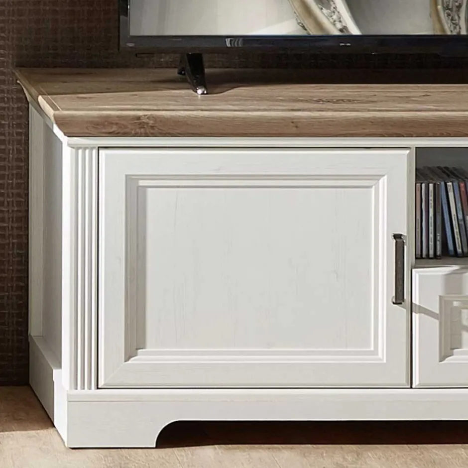 Wohnen Landhaus TV Bank & Highboard - Sinolita (zweiteilig)