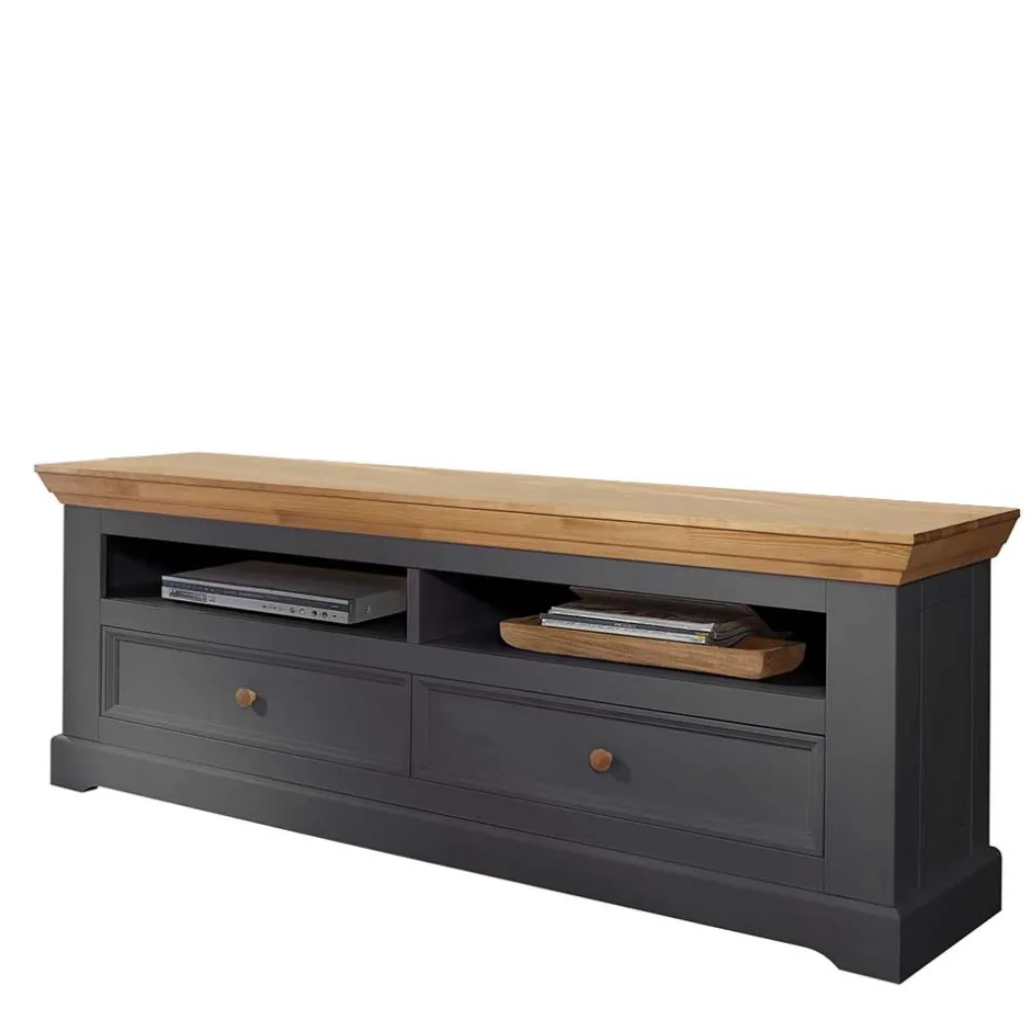 Wohnen Landhaus TV Element in Grau - Ustricia