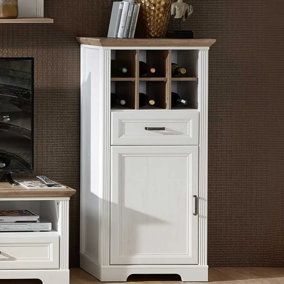 Wohnen Landhaus TV Wohnmöbel Kombi - Sinolita (dreiteilig)