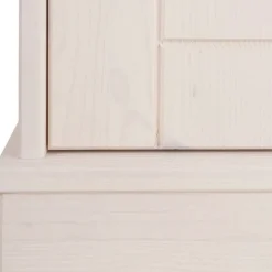 Wohnen Landhaus TV-Board in Weiß und Kiefer Honig - Zentra