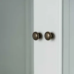 Wohnen Landhaus Vitrine Calavon in Weiß