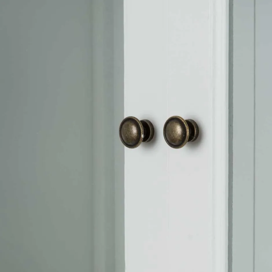 Wohnen Landhaus Vitrine Calavon in Weiß