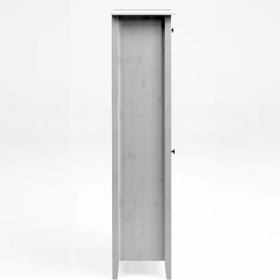 Landhaus Vitrine fürs Badezimmer in Weiß - Satumare^Wohnen Outlet