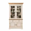 Wohnen Landhaus Vitrine in Creme Weiß - Helsing