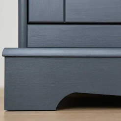 Wohnen Landhaus Vitrinenschrank in Grau und Eiche - Witenga