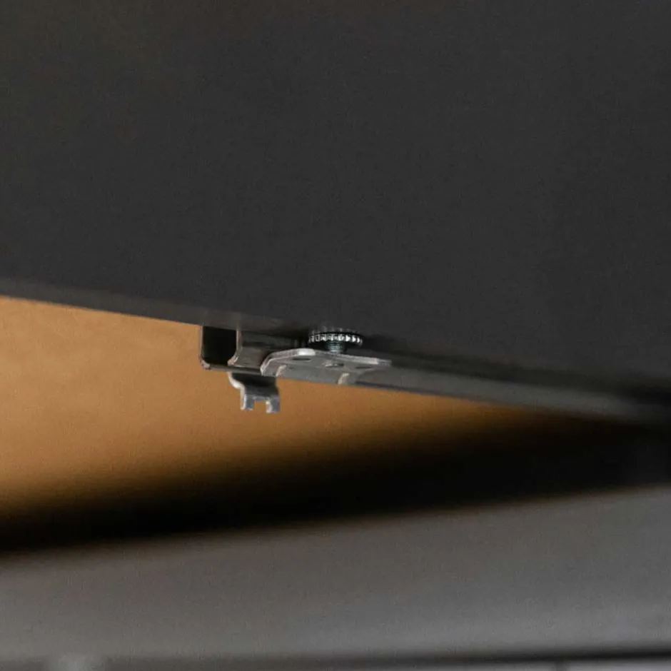 Wohnen Landhaus Vitrinenschrank in Grau und Eiche - Witenga