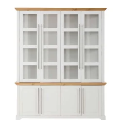 Wohnen Landhaus Vitrinenschrank mit acht Türen - Eyzaco