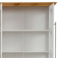 Wohnen Landhaus Vitrinenschrank mit acht Türen - Eyzaco