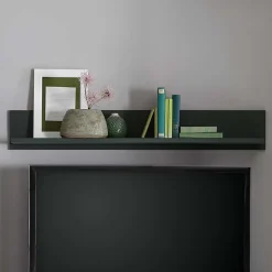 Wohnen Landhaus Wandboard in Dunkelgrün - Niestov