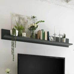 Wohnen Landhaus Wandboard in Dunkelgrün - Niestov