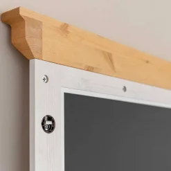 Landhaus Wandspiegel mit Kiefernholz Rahmen - Saluts^Wohnen Best