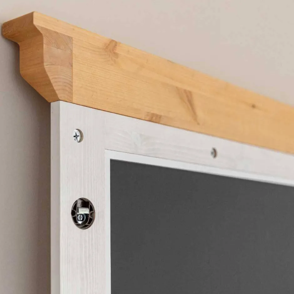 Landhaus Wandspiegel mit Kiefernholz Rahmen - Saluts^Wohnen Best