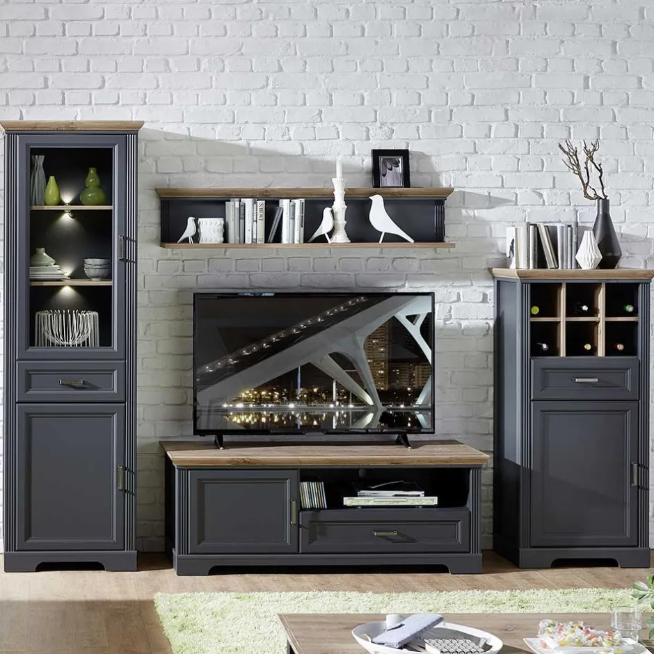 Wohnen Landhaus Wohnmöbel Kombination - Thumbs (vierteilig)