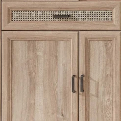 Wohnen Landhaus Wohnwandmöbel in Eiche NB - Barack (dreiteilig)