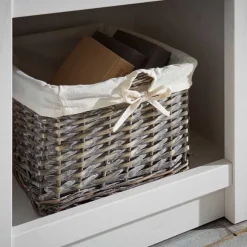 Wohnen Landhaus Wohnzimmer Möbel in Weiß - Chelles (vierteilig)