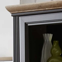 Wohnen Landhaus Wohnzimmermöbel in Grau - Thumbs (dreiteilig)