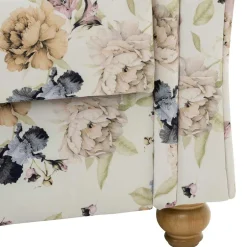 Wohnen Landhaus-Recamiere mit Blumen Muster - Vergil