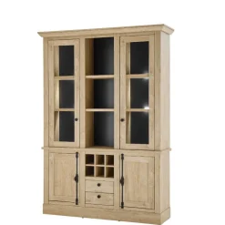 Landhaus-Schrank in Eiche Gold - Hengas^Wohnen Sale