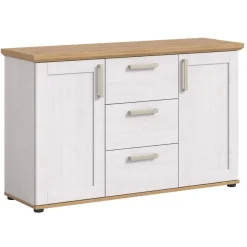 Wohnen Landhaus-Sideboard in Weiß - Tocella