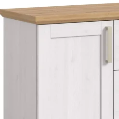Wohnen Landhaus-Sideboard in Weiß - Tocella