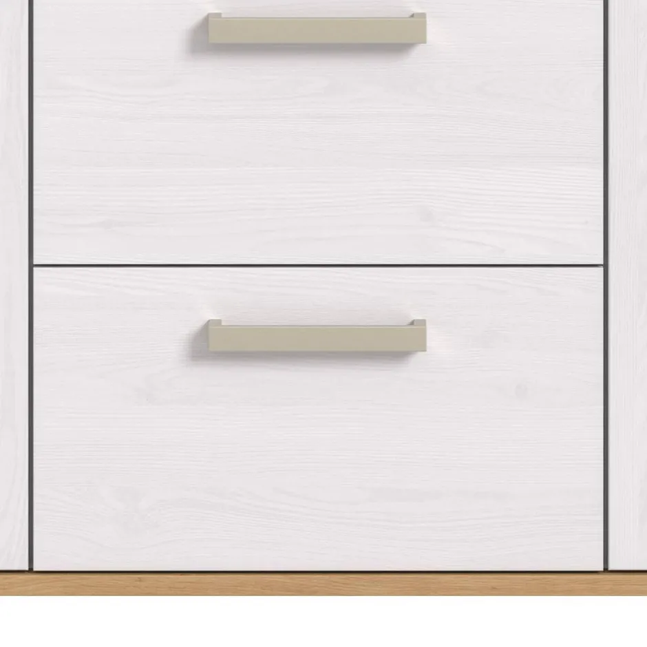 Wohnen Landhaus-Sideboard in Weiß - Tocella