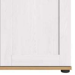 Wohnen Landhaus-Sideboard in Weiß - Tocella