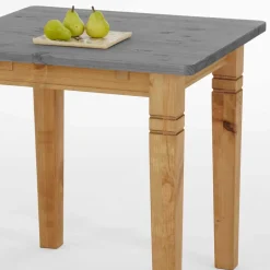 Wohnen Landhaustisch in Grau & Kiefer Lauge - Eshelas
